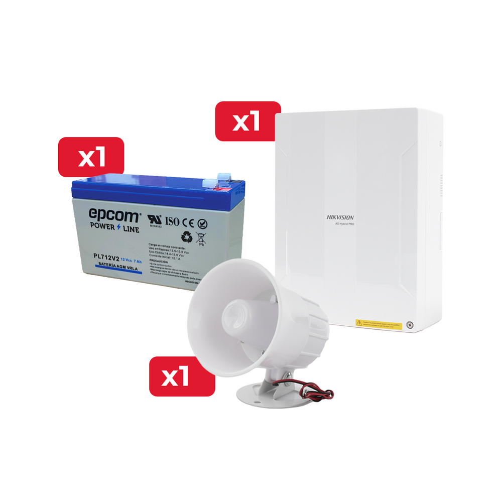 Kit de Alarma Hikvision KIT-H64-SB
