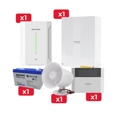 Kit de Alarma Hikvision KIT-H64T-SBEC