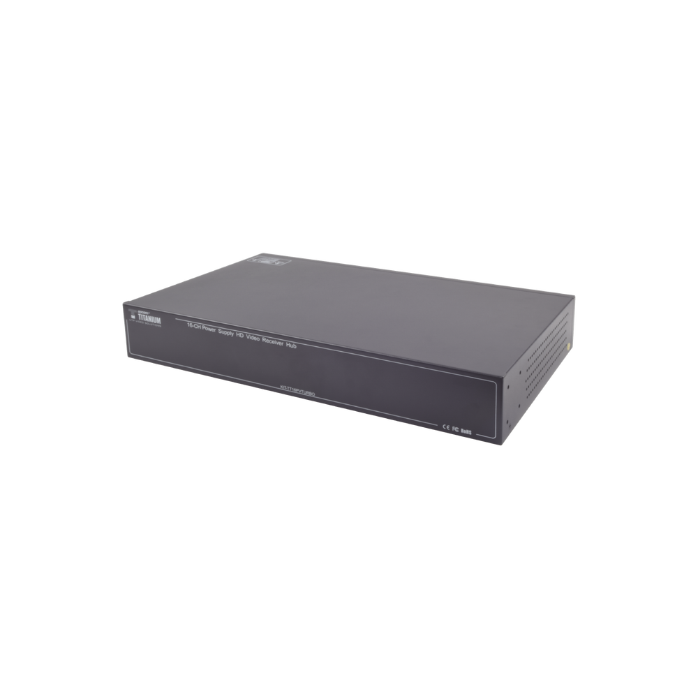 Kit de TRANSCEPTOR ACTIVO DE 16 Canales Epcom Titanium KITTT16PVTURBOX 150 m