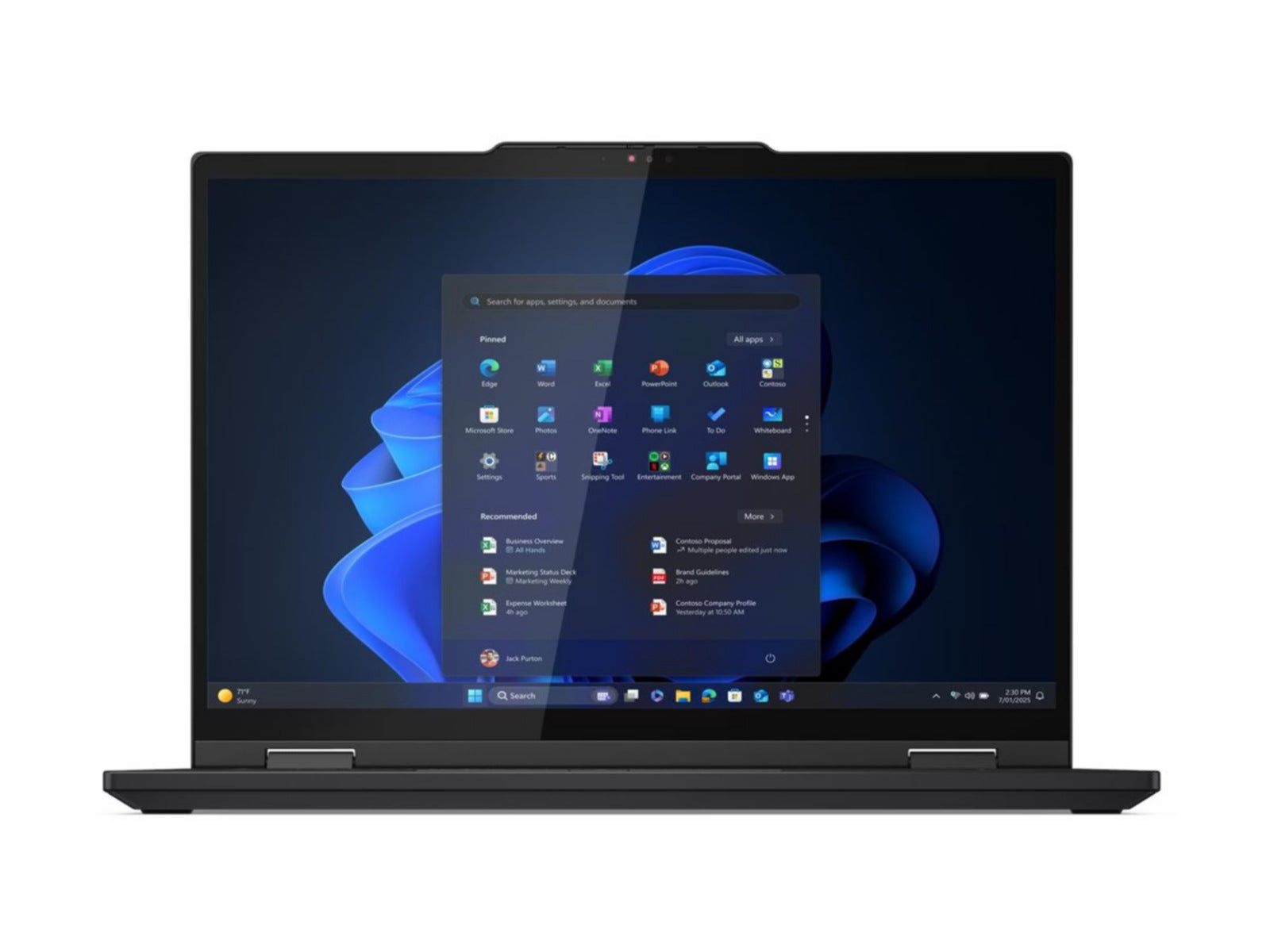 Laptop 2 en 1 Lenovo ThinkPad T14s 2-in-1 Gen 1 21R3, Intel Core Ultra 5 - 12 Núcleos, 16GB DDR5, 512 GB SSD - - vista 5