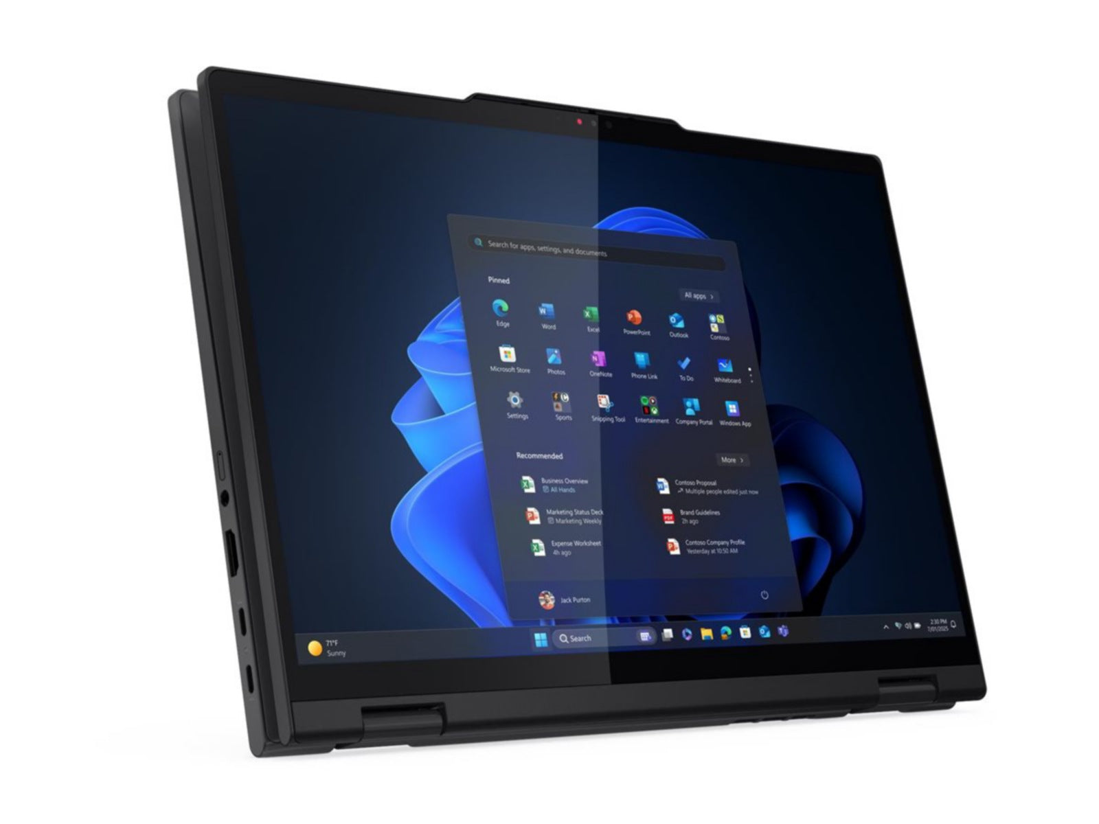 Laptop 2 en 1 Lenovo ThinkPad T14s 2-in-1 Gen 1 21R3, Intel Core Ultra 5 - 12 Núcleos, 16GB DDR5, 512 GB SSD - - vista 7