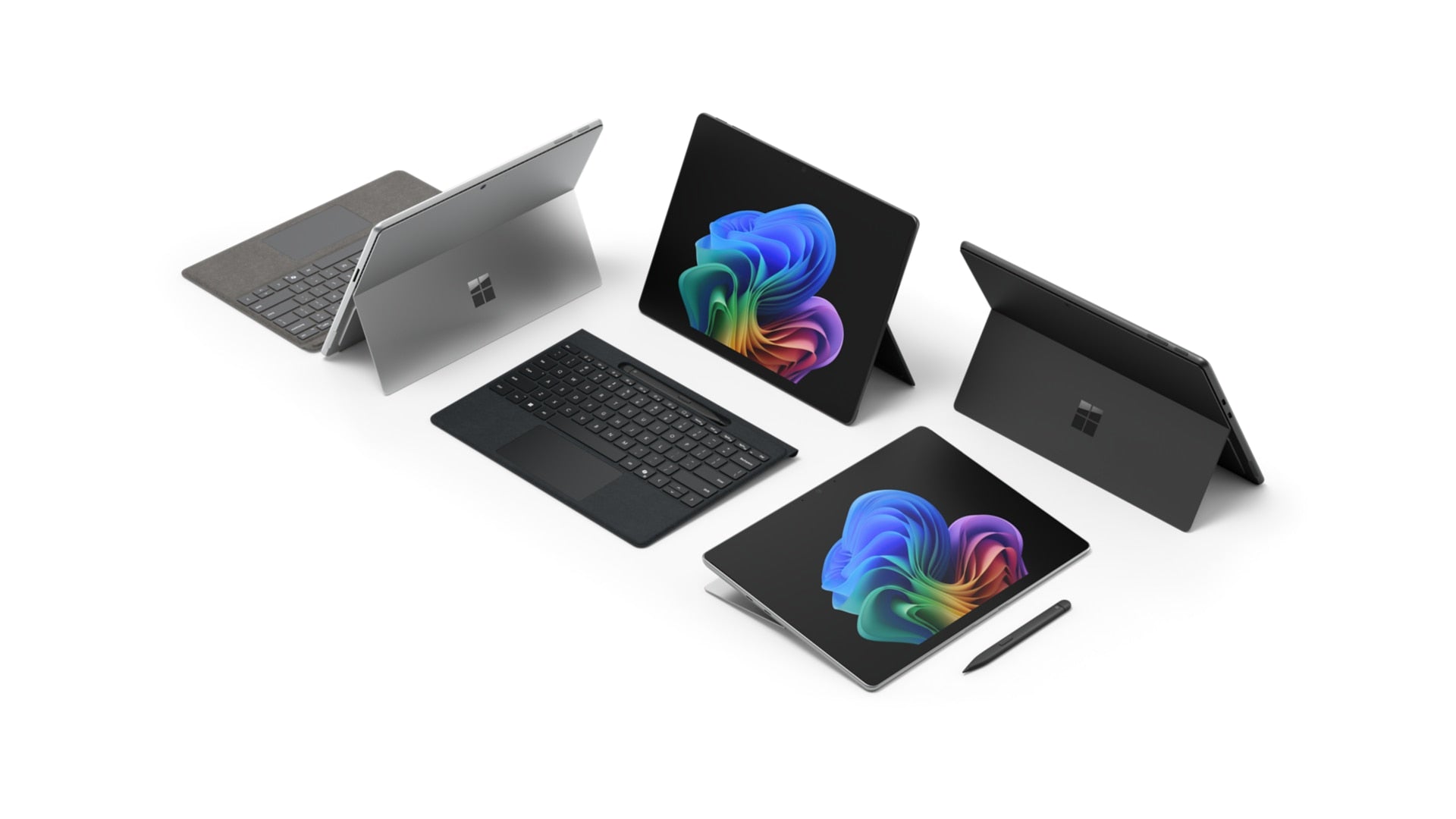 Laptop 2 en 1 Microsoft Surface Pro for Business, Intel Core Ultra 5 - 8 Núcleos, 512GB DDR5, 512 GB, Intel Ar - vista 4