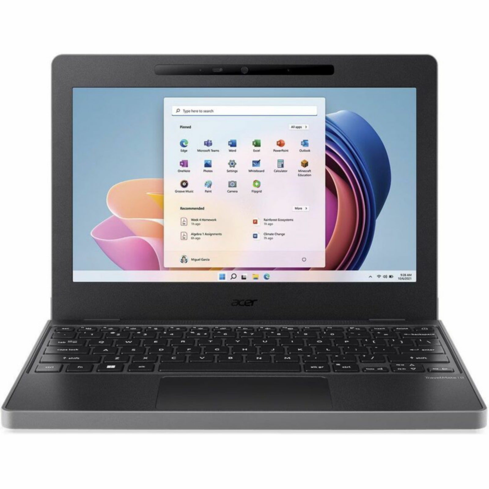 Laptop Acer TravelMate B3 11 TMB311-34T, Intel N-Series N250 4 Núcleos, 8GB DDR5, 128 GB, Intel Graphics - vista 6