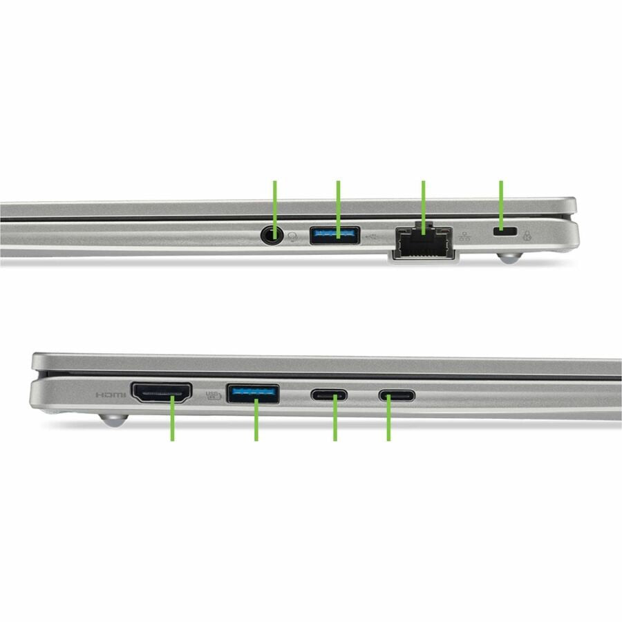Laptop Acer TravelMate P4 14 AI TMP414-56 TMP414-56-79JC 14" Clamshell Copilot+ PC, Intel Core Ultra 8 Núcleos - vista 6
