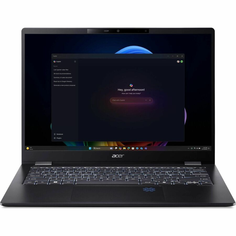 Laptop Acer TravelMate P6 14 AI TMP614-54-783T, Intel Core Ultra 7 268V 8 Núcleos, 32GB, 32GB, 1 SSD - vista 2