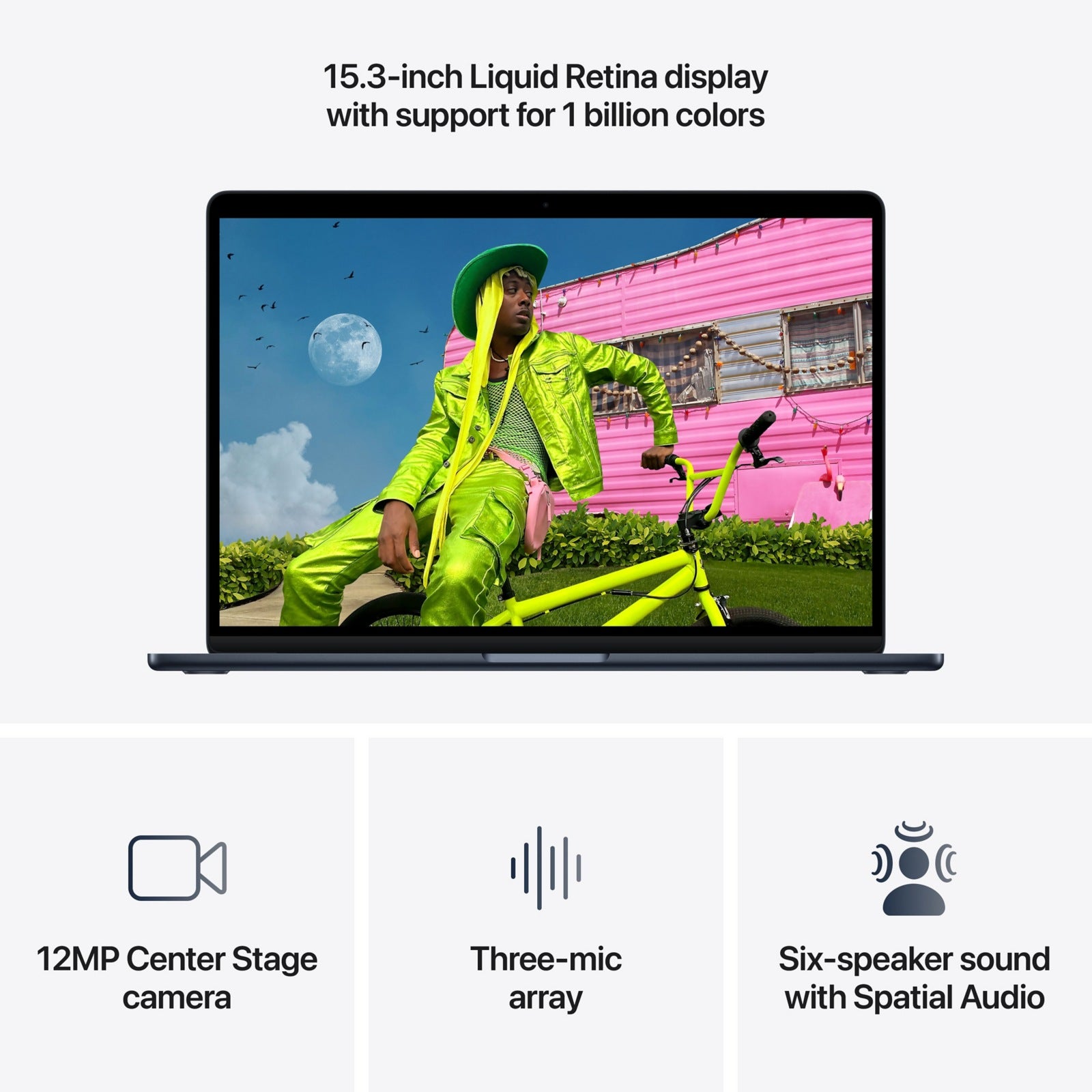 Laptop Apple MacBook Air Wi-Fi, Apple M5, 16GB, 512 GB SSD - vista 3