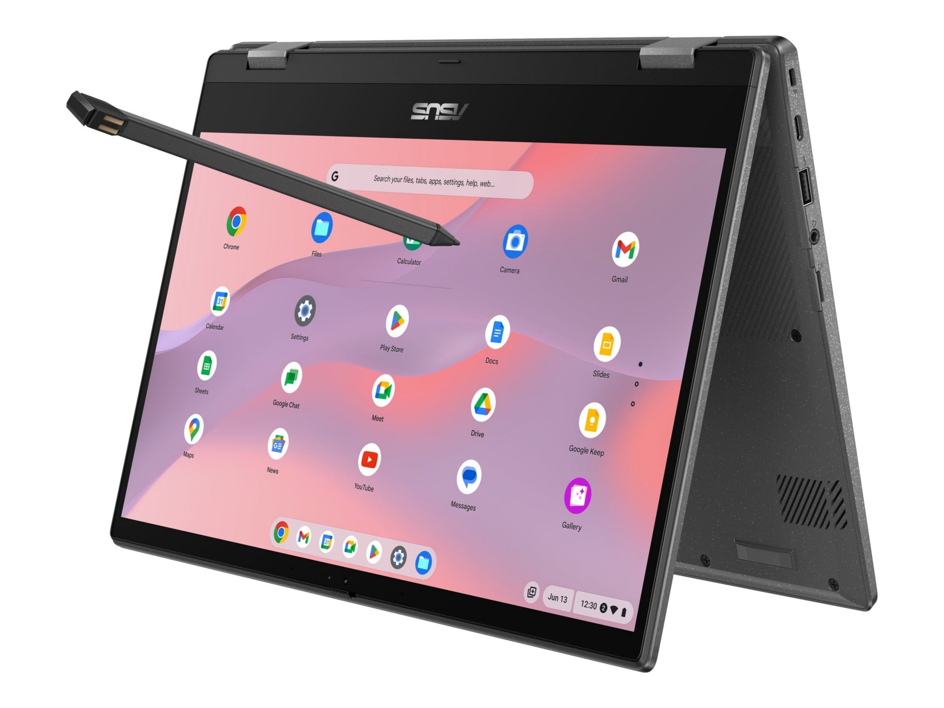 Laptop ASUS Chromebook CM14 Flip CM1402FM2A-DS84FT-S, Mediatek Kompanio 520 8 Núcleos, 8GB DDR4, 64 GB eMMC, A - vista 1