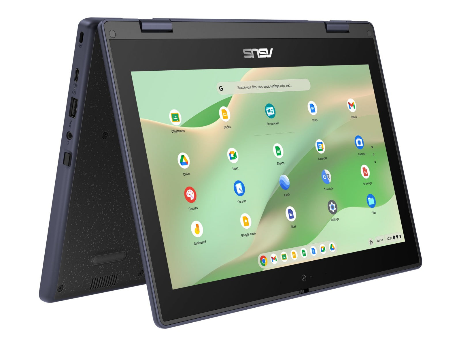 Laptop ASUS Chromebook CR11 Flip CR1104FTA-YZ42T, Intel N-Series N150 4 Núcleos, 4GB DDR5, 32 GB, Intel Graphi - vista 1