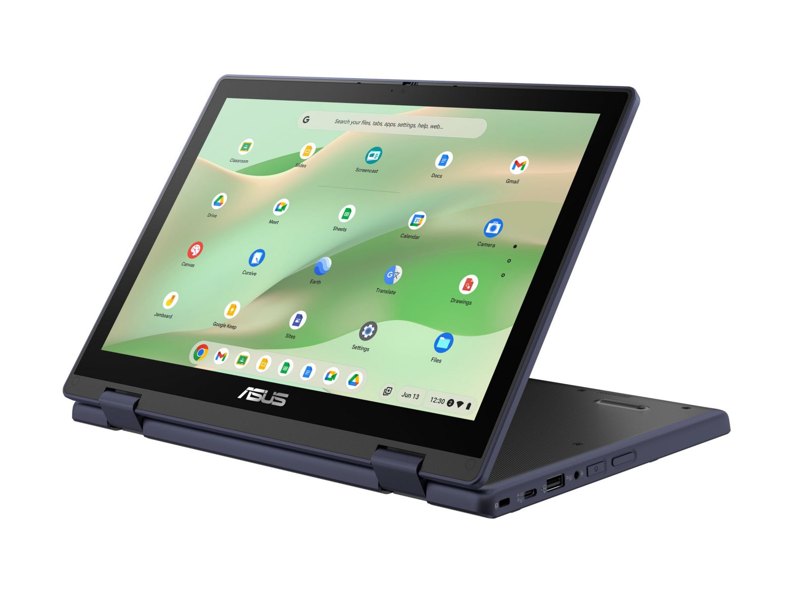 Laptop ASUS Chromebook CR12 Flip CR1204FTA-YZ84T, Intel N-Series N150 4 Núcleos, 8GB DDR5, 64 GB, Intel Graphi - vista 3