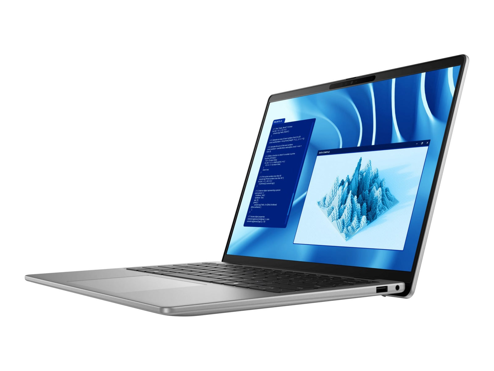 Laptop Dell Latitude 7455, Qualcomm Snapdragon X Elite X1E-80-100 12 Núcleos, 32GB DDR5, 512 GB SSD, Qualcomm - vista 1