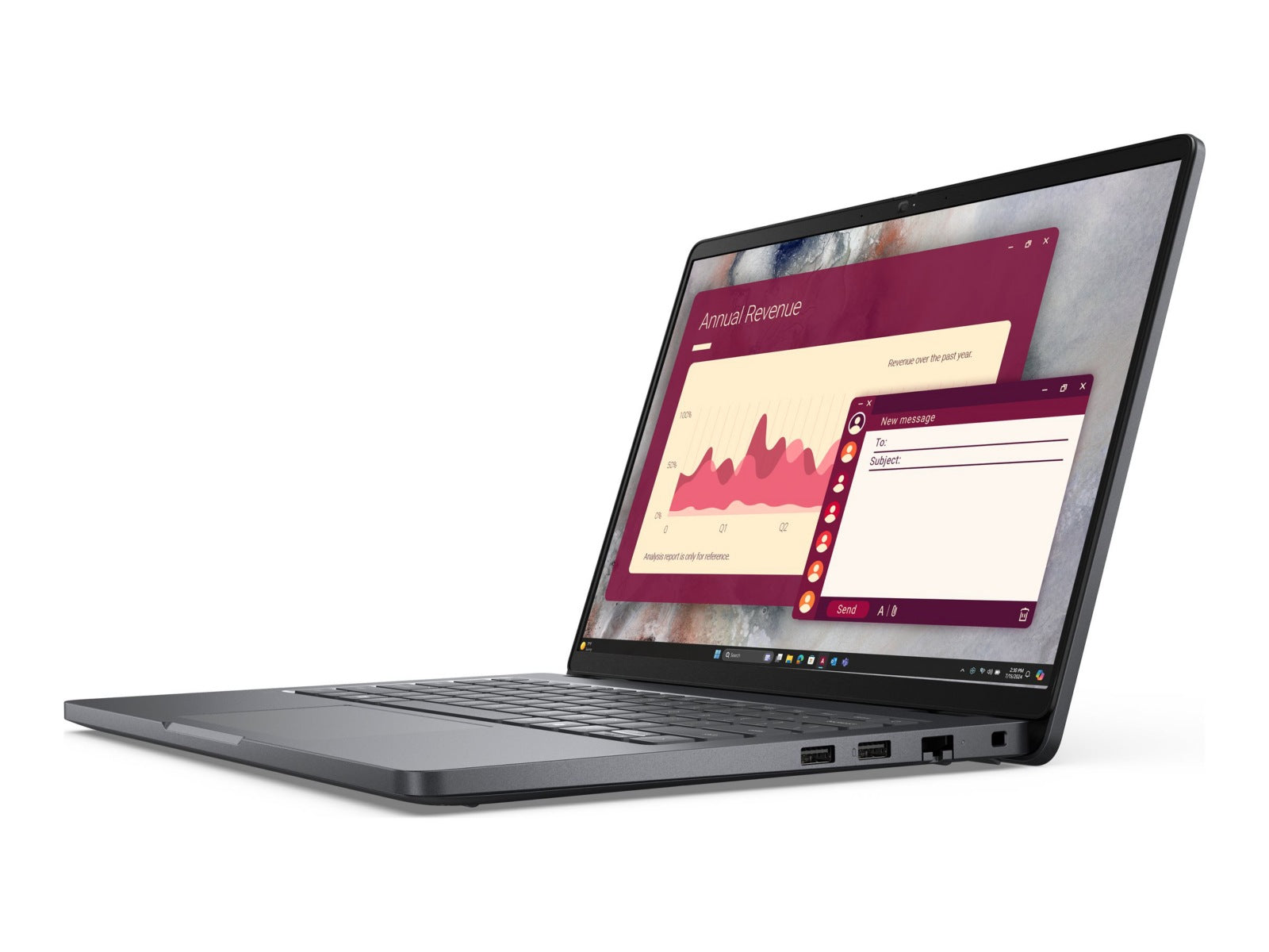 Laptop Dell Pro 14 PC14250, Intel Core 5 - 10 Núcleos, 16GB DDR5, 256 GB SSD, Intel Graphics - vista 1