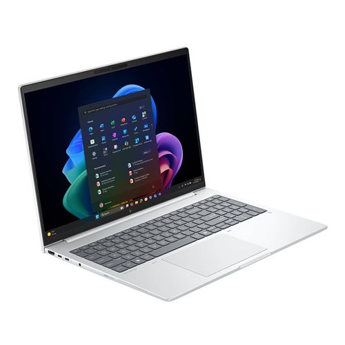 Laptop HP EliteBook 8 G1a — vista en diagonal