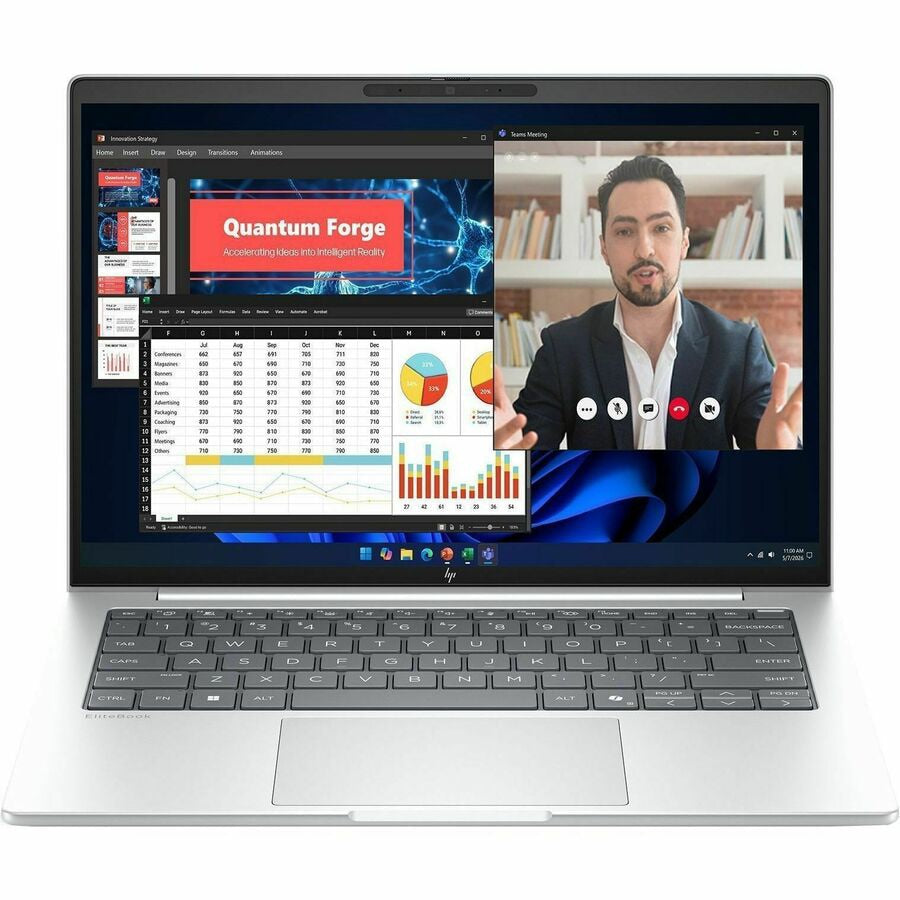 Laptop HP EliteBook, Intel Core Ultra 7 Series 8 Núcleos, 16GB DDR5, 512 GB SSD - vista 6