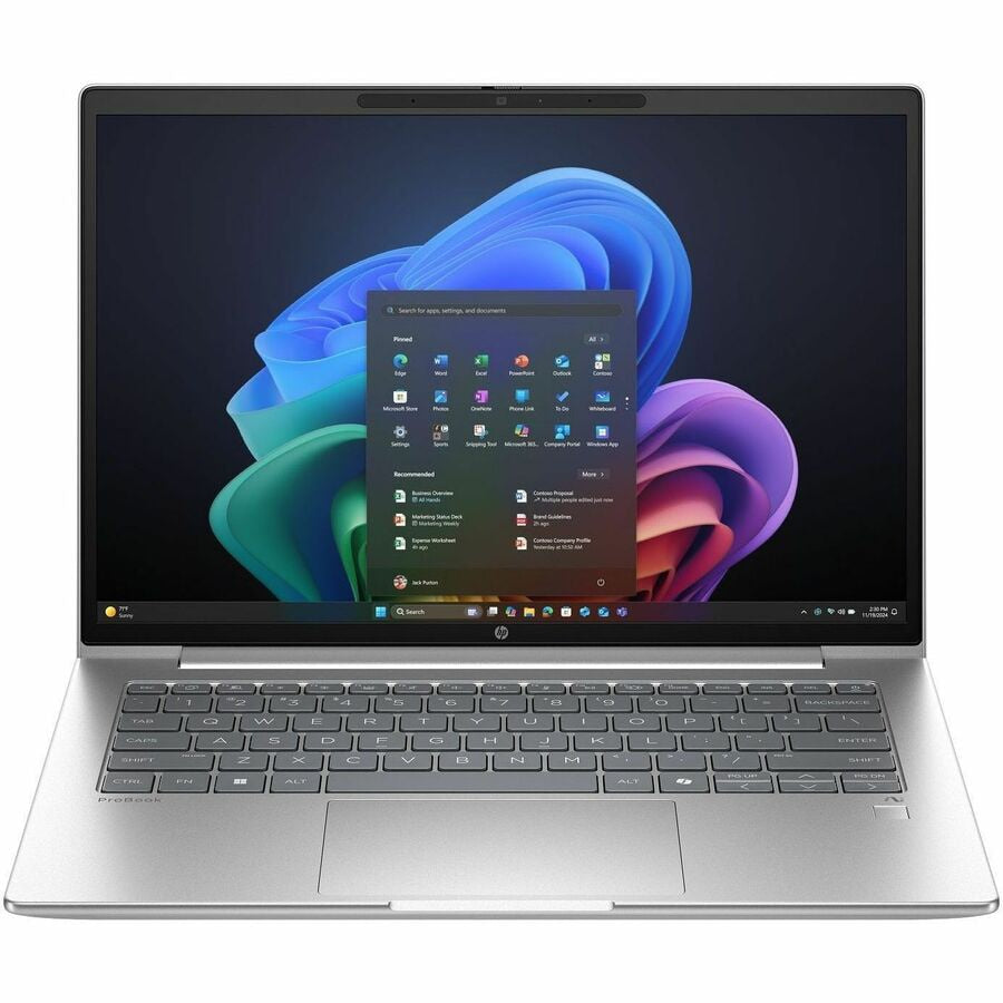 Laptop HP ProBook 4 G1q 14" Copilot+ PC, Qualcomm Snapdragon 8 Núcleos, 16GB DDR5, 512 GB PCIe NVMe, Adreno - vista 1