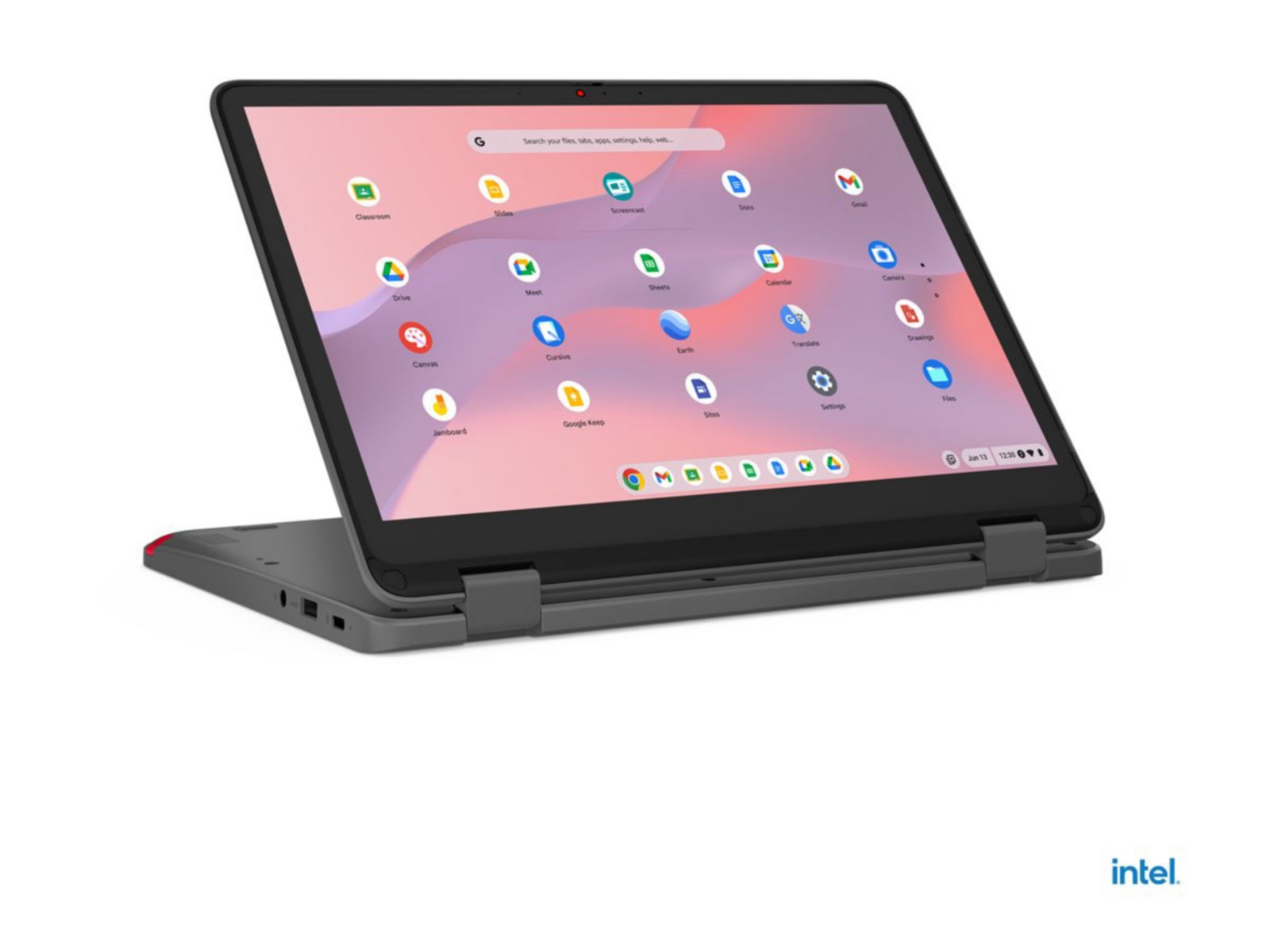 Laptop Lenovo 500e Yoga Chromebook Gen-4 82W4, Intel N-Series N100 4 Núcleos, 4GB DDR5, 32 GB - vista 4