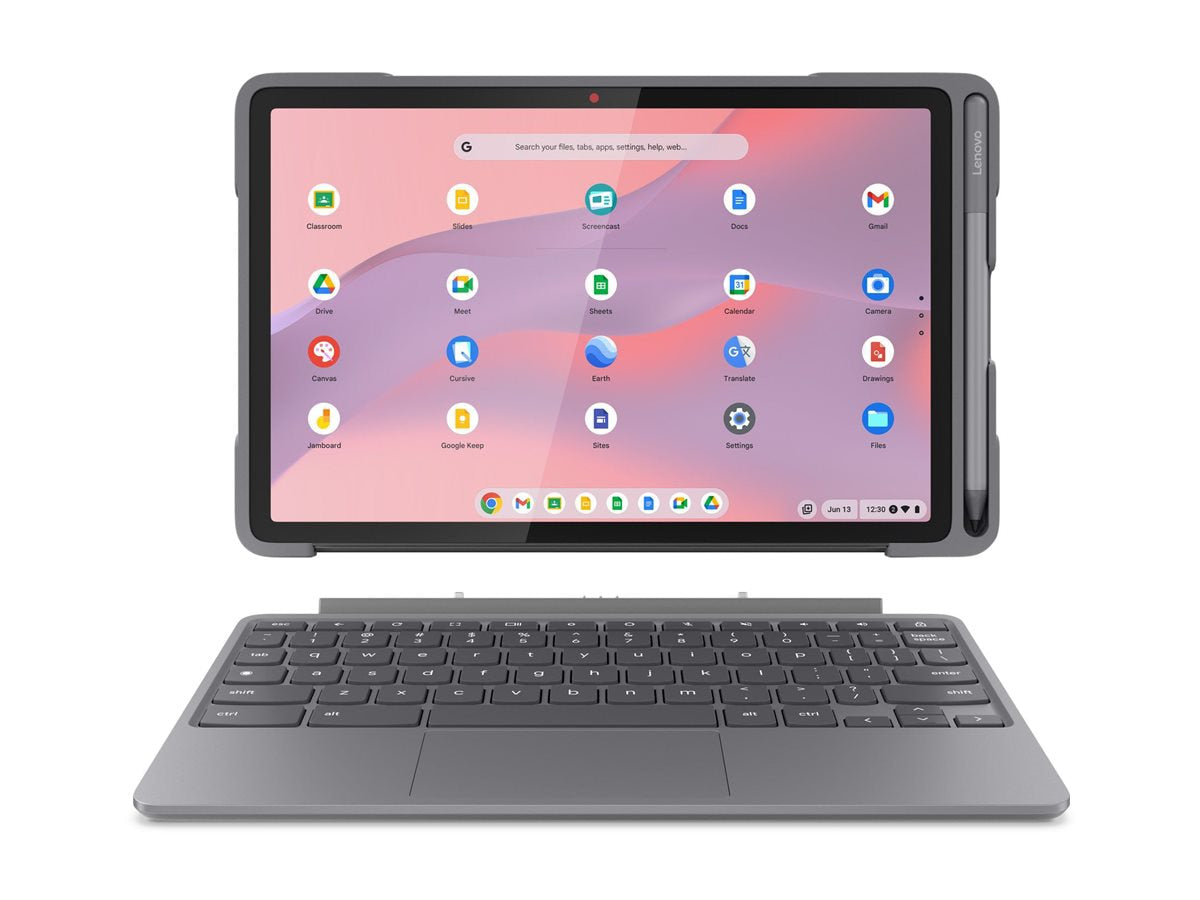 Laptop Lenovo Chromebook Duet EDU G2 83HJ, MediaTek Kompanio 838 MTK838 8 Núcleos, 4GB DDR4, 64 GB, ARM Mali-G - vista 3