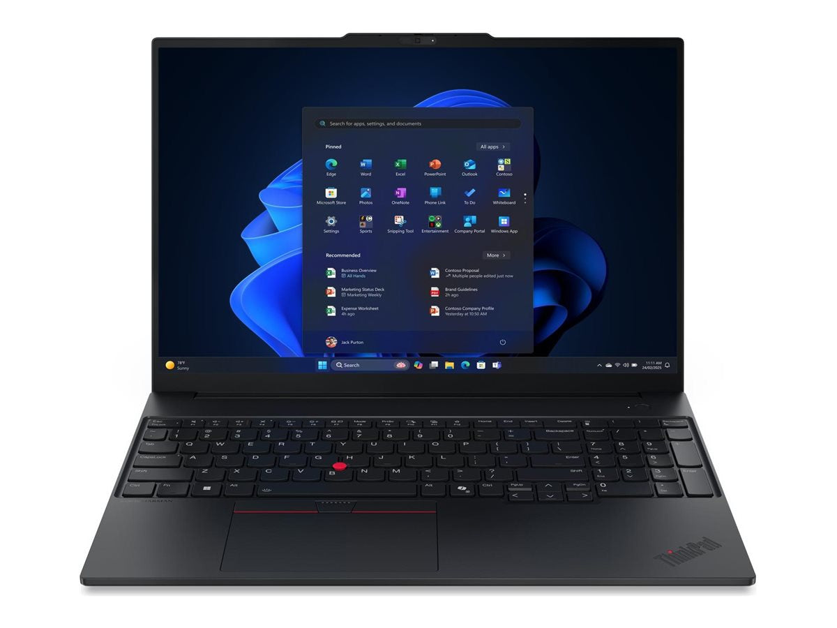 Laptop Lenovo ThinkPad E16 Gen 4 21Y4, R5 R5 220 4 Núcleos, 8GB DDR5, 256 GB SSD, Radeon 820M, Copilot+ PC - vista 1