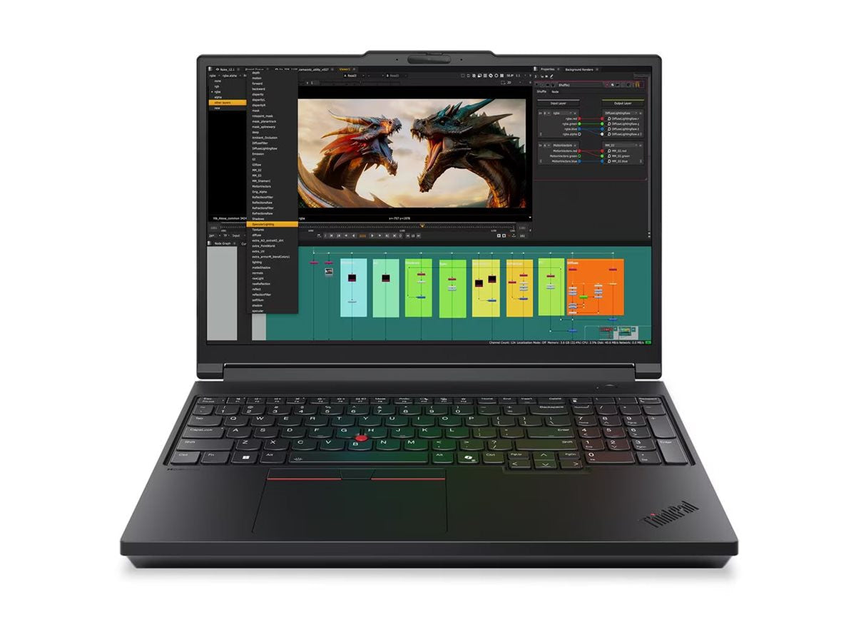Laptop Lenovo ThinkPad P16 Gen 3 21RQ, Intel Core Ultra 9 - 24 Núcleos, 64GB DDR5, 1 TB SSD -, RTX PRO - vista 1