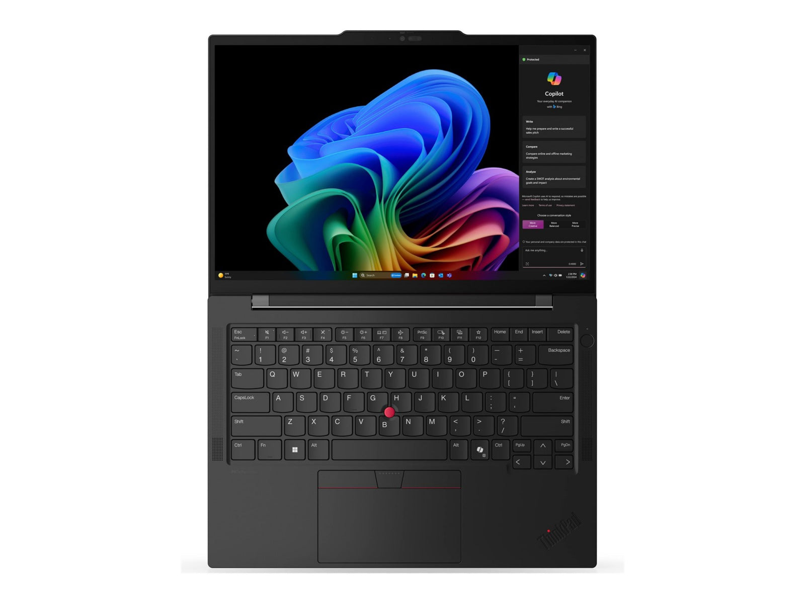 Laptop Lenovo ThinkPad T14s Gen 6 21N1, Qualcomm Snapdragon X Elite X1E-78-100 12 Núcleos, 32GB DDR5, 1 TB SSD - vista 6