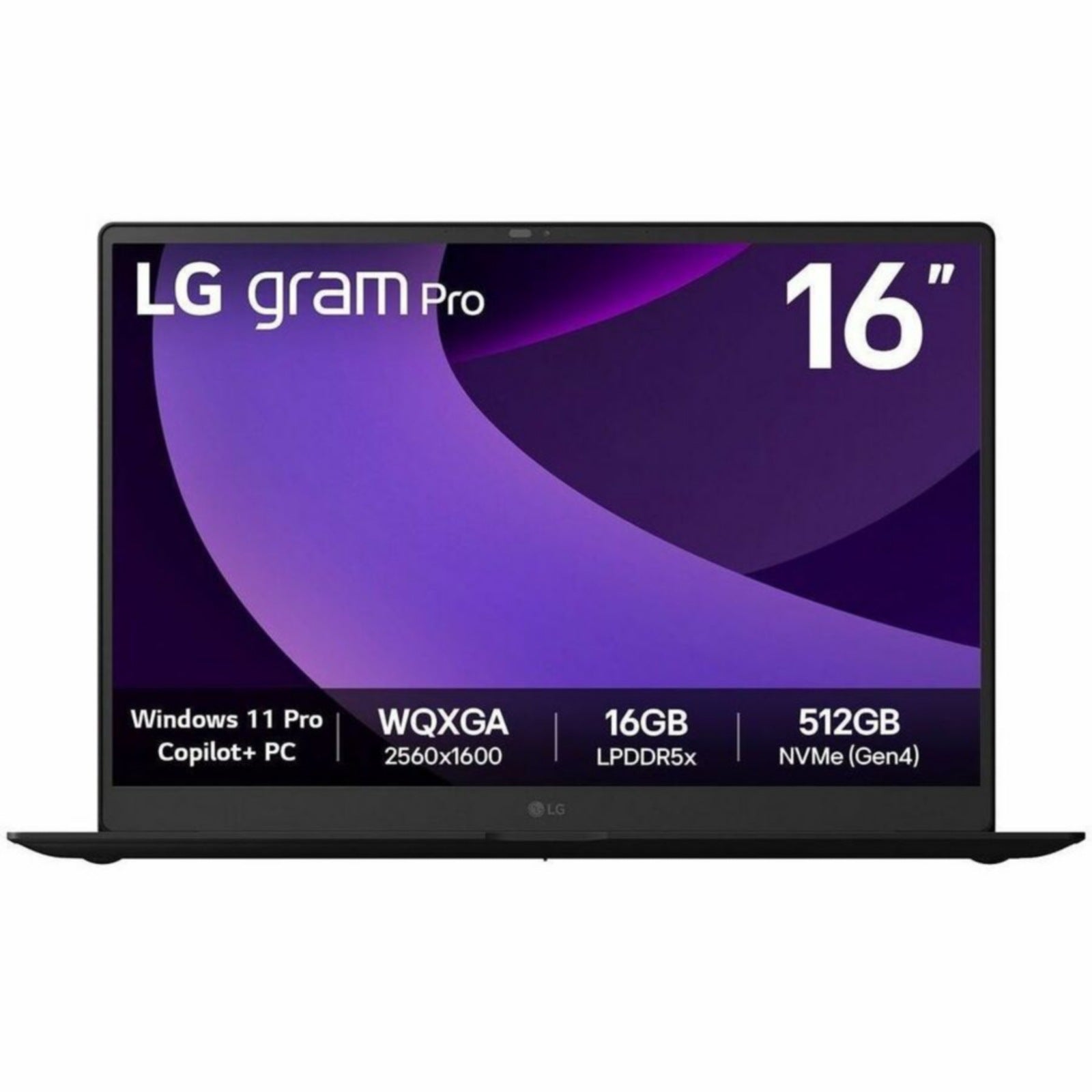 Laptop LG gram Pro 16Z90TP-K.APB6U1, Intel Core Ultra 7 255H 16 Núcleos, 32GB, 1 TB, Arc Graphics - vista 1