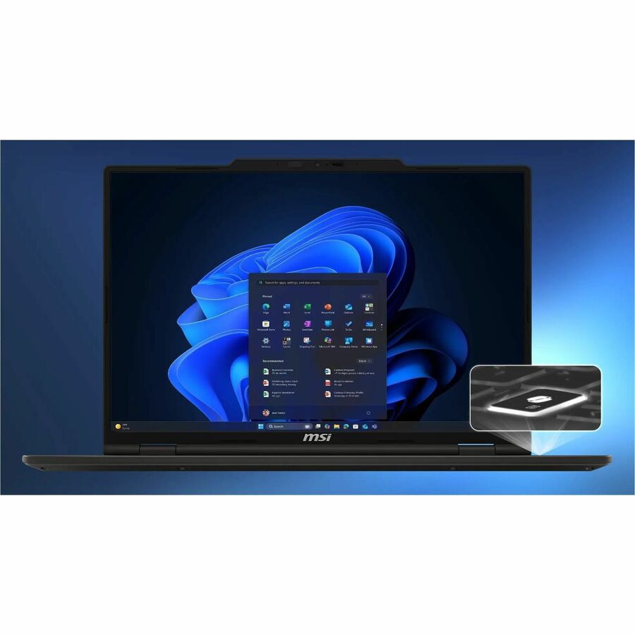 Laptop MSI VenturePro 16 VenturePro 16 A2RWFTG-038US, Intel Core, 32GB, 1 TB SSD, GeForce RTX 5060, Táctil - vista 4