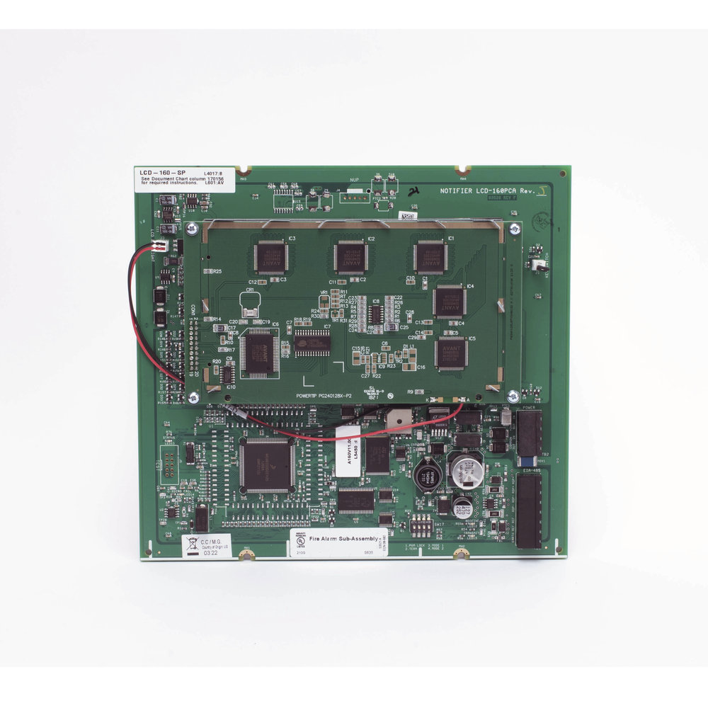 Anunciador de 160 Caracteres Notifier LCD-160-SP