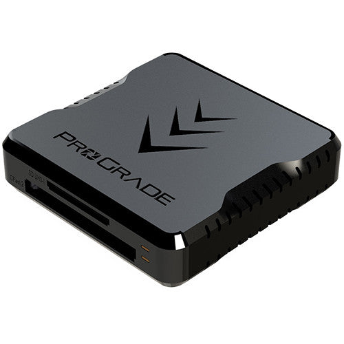 Lector de Tarjetas ProGrade Digital Dual-ranuras CFast 2.0 & UHS-II SDXC USB 3.1 Gen 2 Type-C - vista frontal