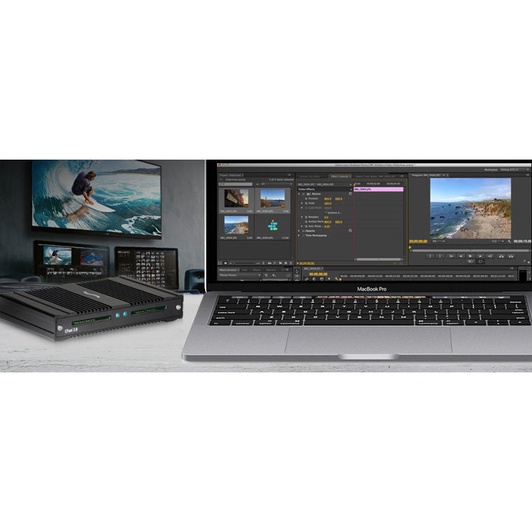 Lector de Tarjetas Sonnet SF3 Series CFast 2.0 Pro - vista trasera