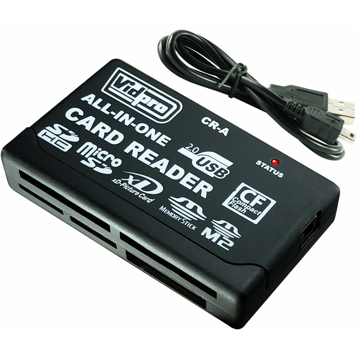 Lector de Tarjetas Vidpro 6-ranuras All-In-One USB 2.0 - vista principal