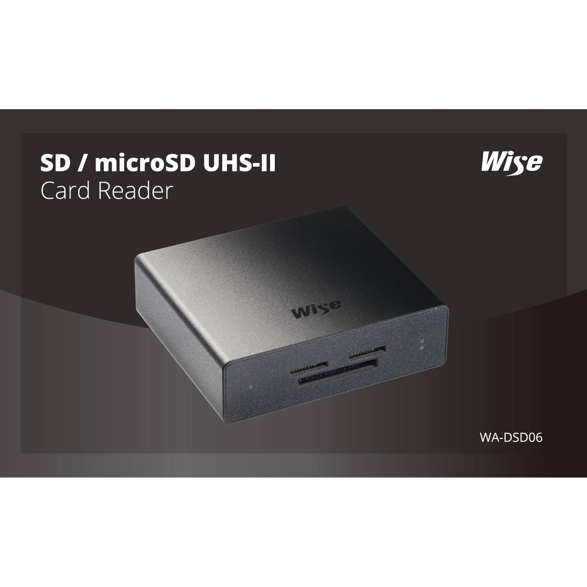 Lector de Tarjetas Wise Advanced SD/microSD UHS-II - puertos y conexiones