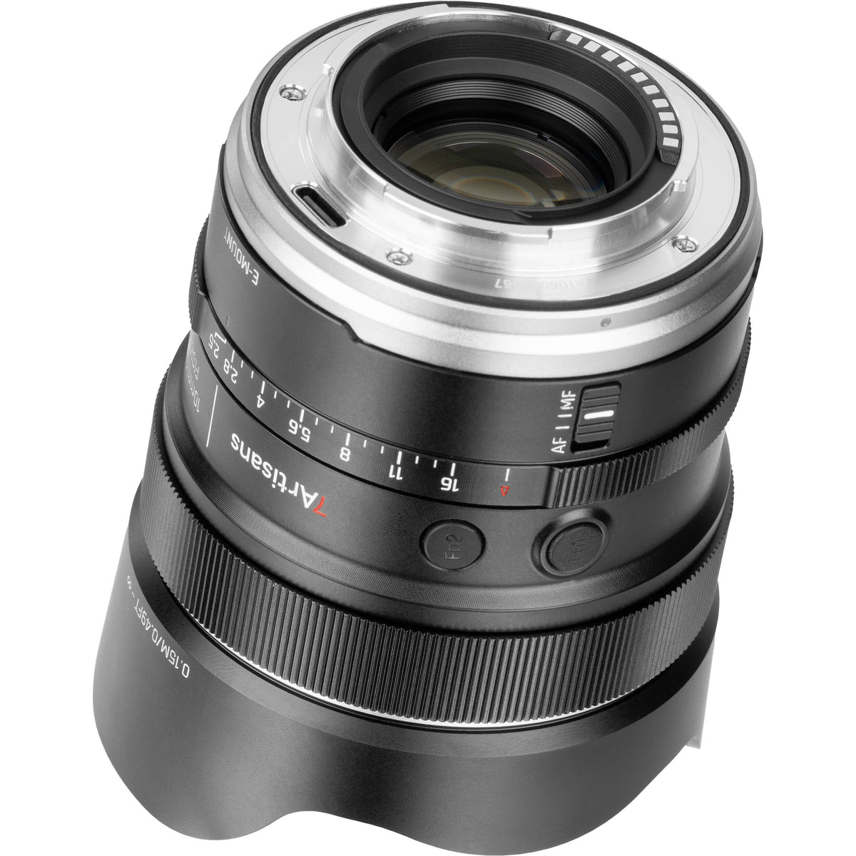 Lente 7Artisans 10mm f/2.5 AF MAX Fisheye - detalle