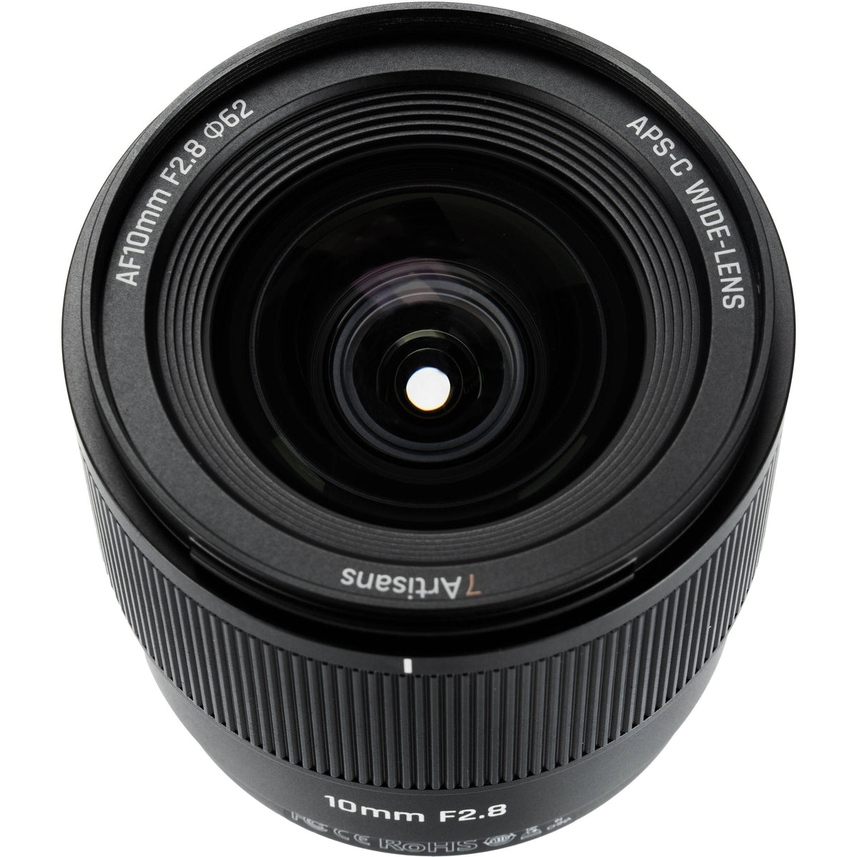 Lente 7Artisans 10mm f/2.8 AF - vista lateral