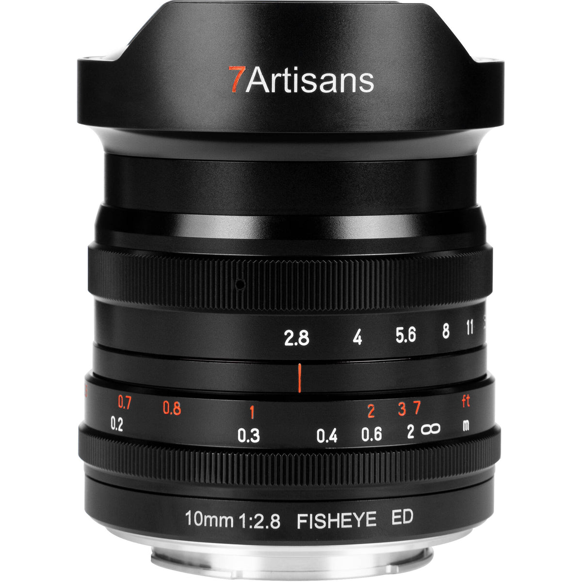 Lente 7Artisans 10mm f/2.8 Fisheye - vista principal