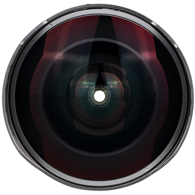 Lente 7Artisans 10mm f/2.8 Fisheye - vista frontal