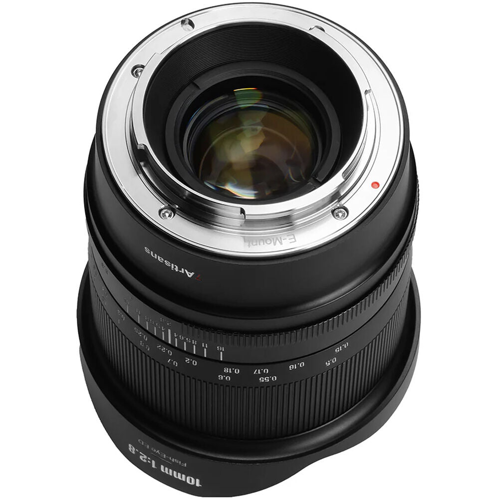 Lente 7Artisans 10mm f/2.8 Mark II - vista lateral