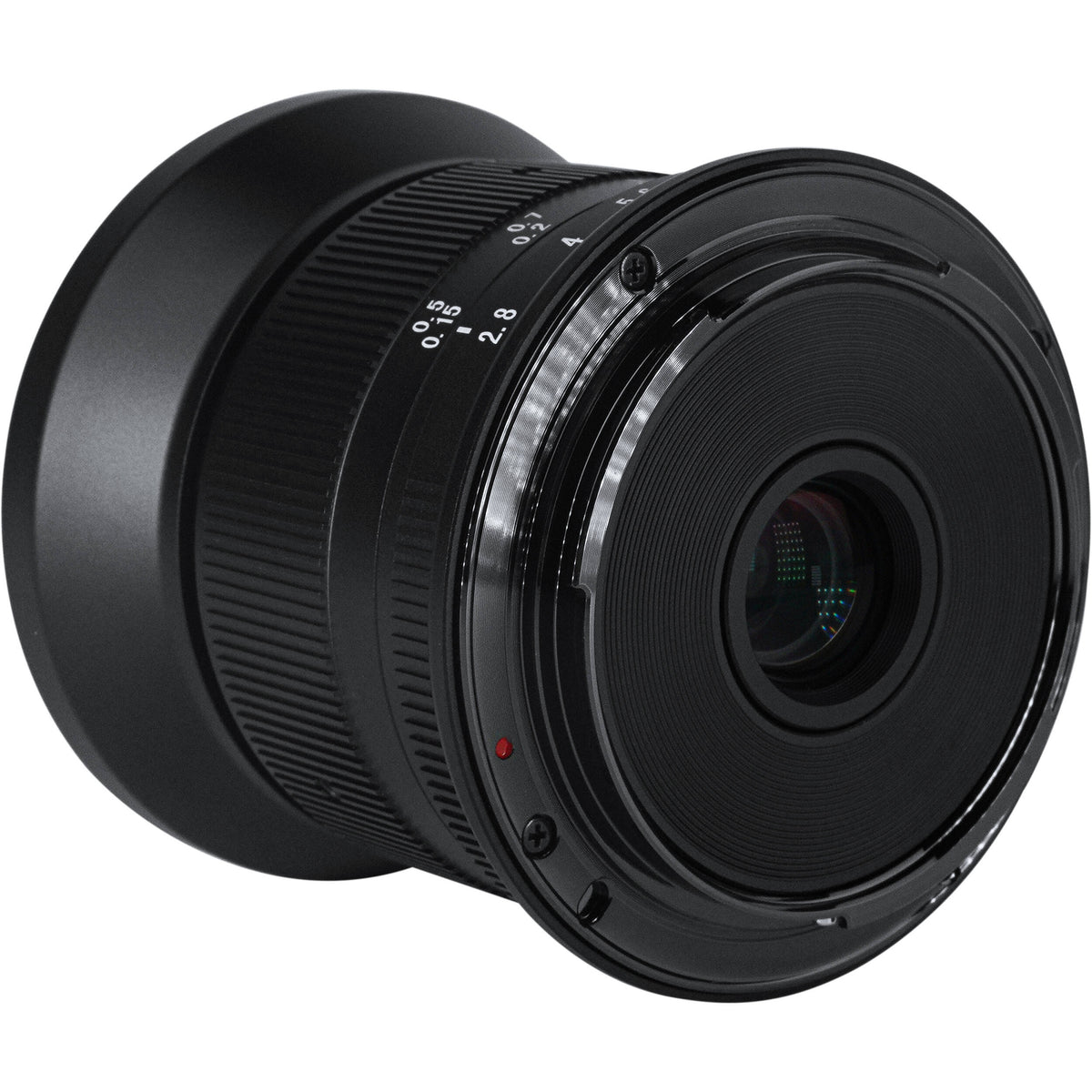 Lente 7Artisans 12mm f/2.8 Mark II - vista trasera