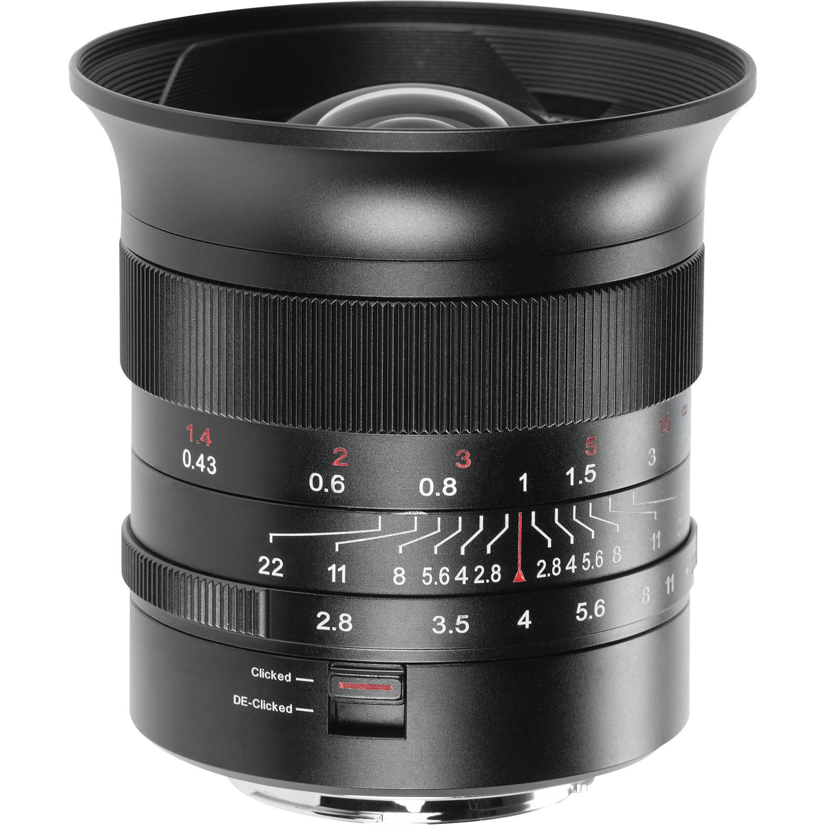 Lente 7Artisans 14mm f/2.8 - vista frontal