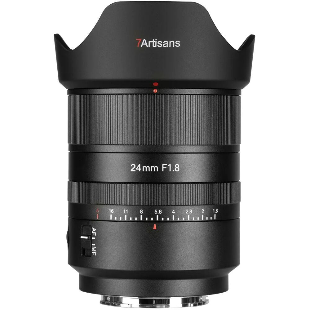 Lente 7Artisans 24mm f/1.8 AF - vista principal