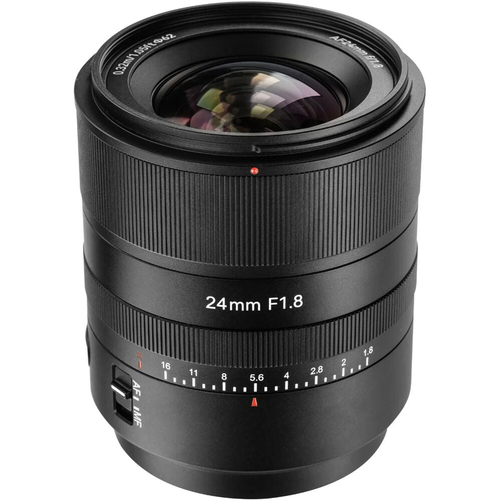 Lente 7Artisans 24mm f/1.8 AF - vista frontal