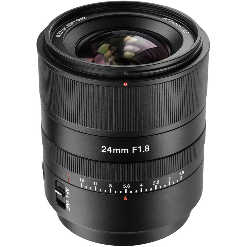 Lente 7Artisans 24mm f/1.8 AF - vista frontal