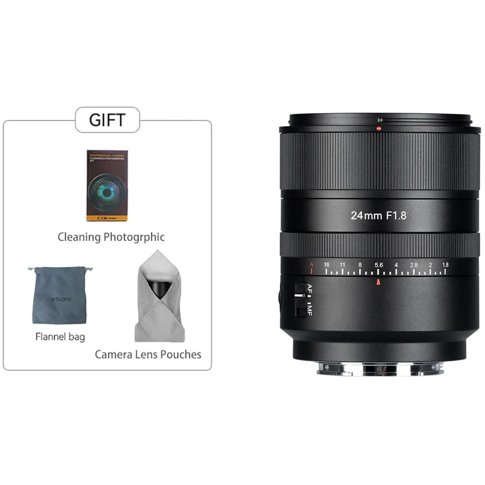 Lente 7Artisans 24mm f/1.8 AF - detalle