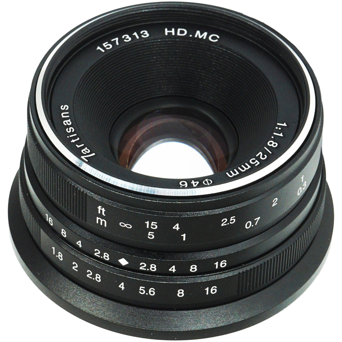 Lente 7Artisans 25mm f/1.8 (Negro) - vista principal