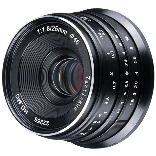 Lente 7Artisans 25mm f/1.8 (Negro) - vista principal