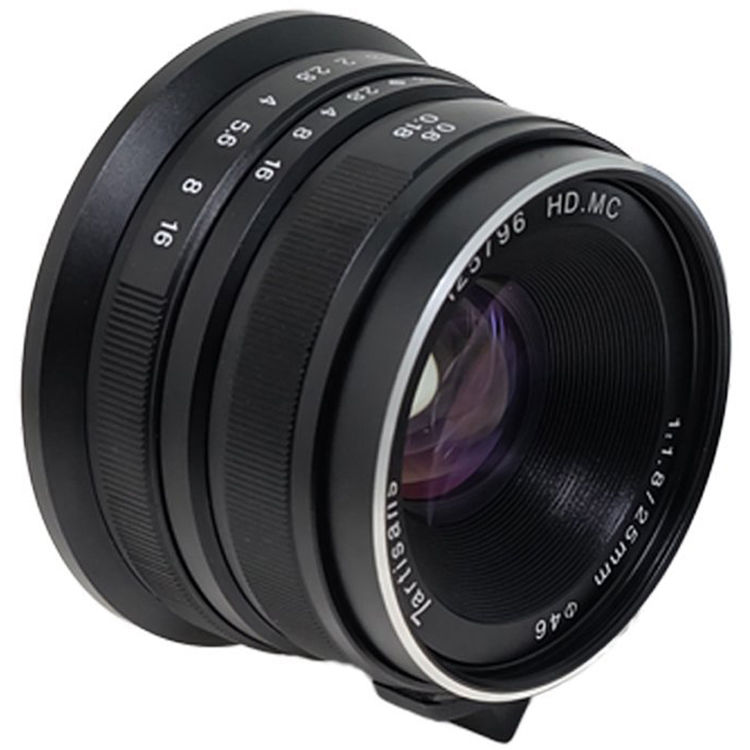 Lente 7Artisans 25mm f/1.8 (Negro) - vista trasera