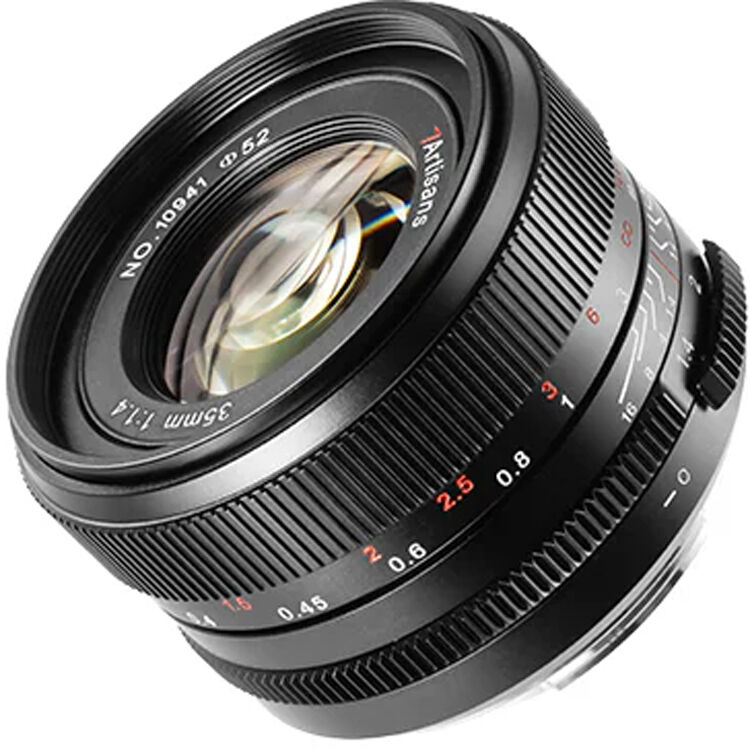 Lente 7Artisans 35mm f/1.4 Mark III (Negro) - vista trasera