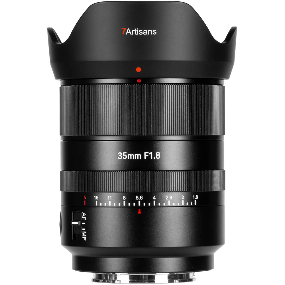 Lente 7Artisans 35mm f/1.8 AF - vista principal