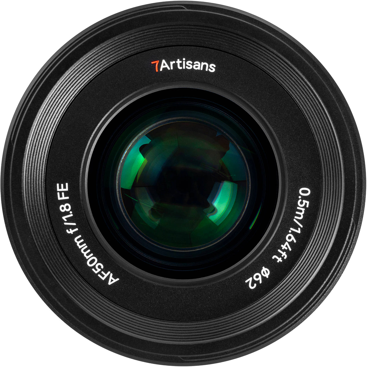 Lente 7Artisans 50mm f/1.8 AF - vista trasera