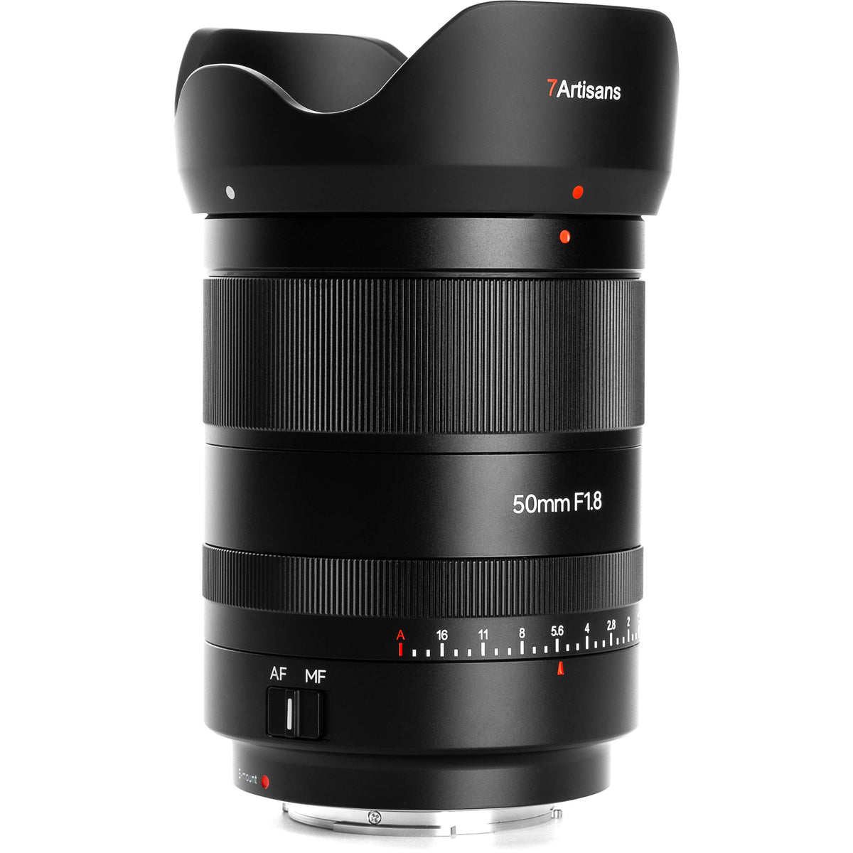 Lente 7Artisans 50mm f/1.8 AF - contenido de la caja