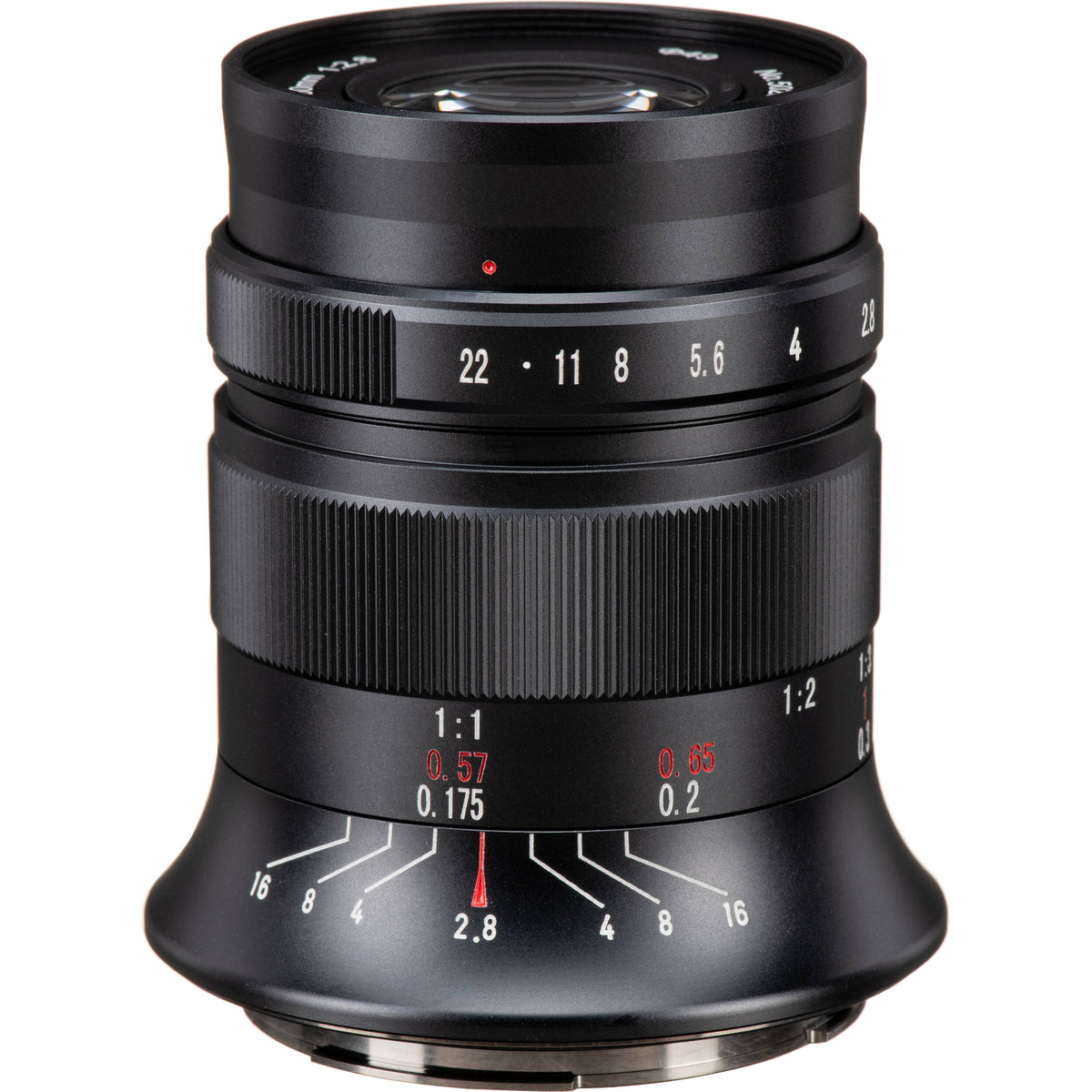 Lente 7Artisans 60mm f/2.8 Macro Mark II - vista principal