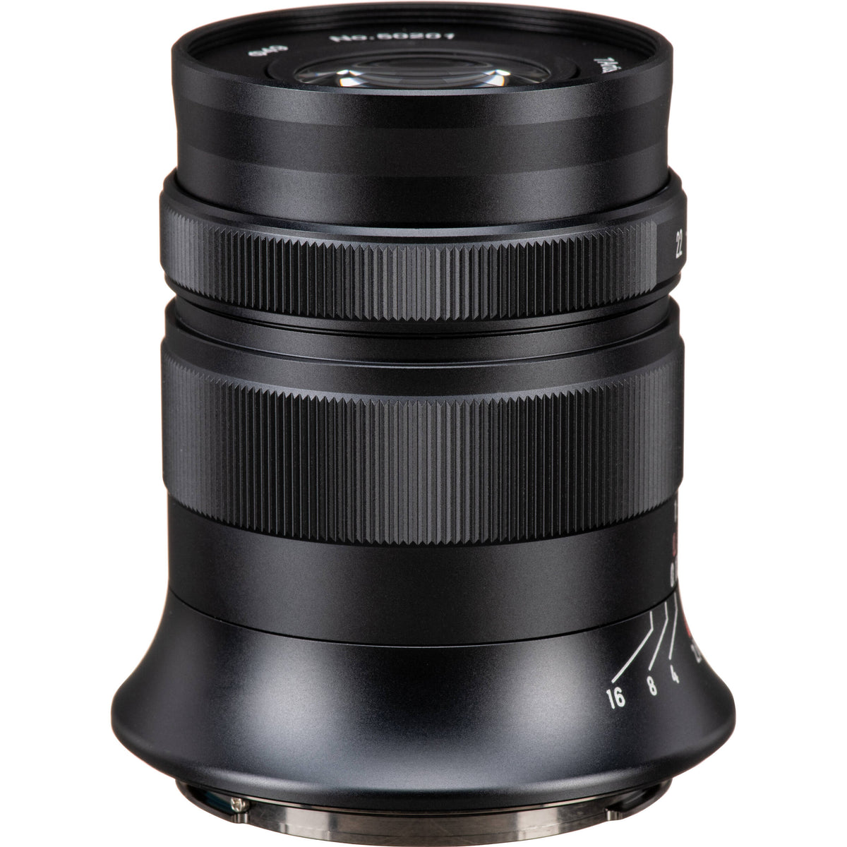 Lente 7Artisans 60mm f/2.8 Macro Mark II - vista lateral
